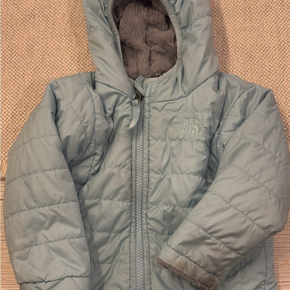 The North Face Kids Gray Puffer Jacket